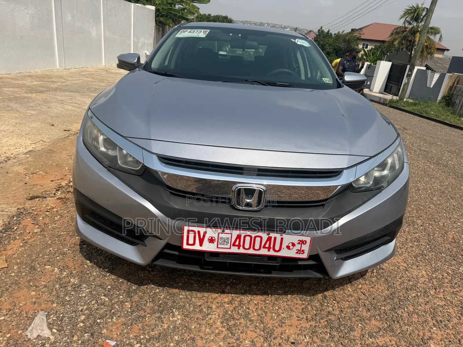 Honda Civic EX Sedan 2018 Gray