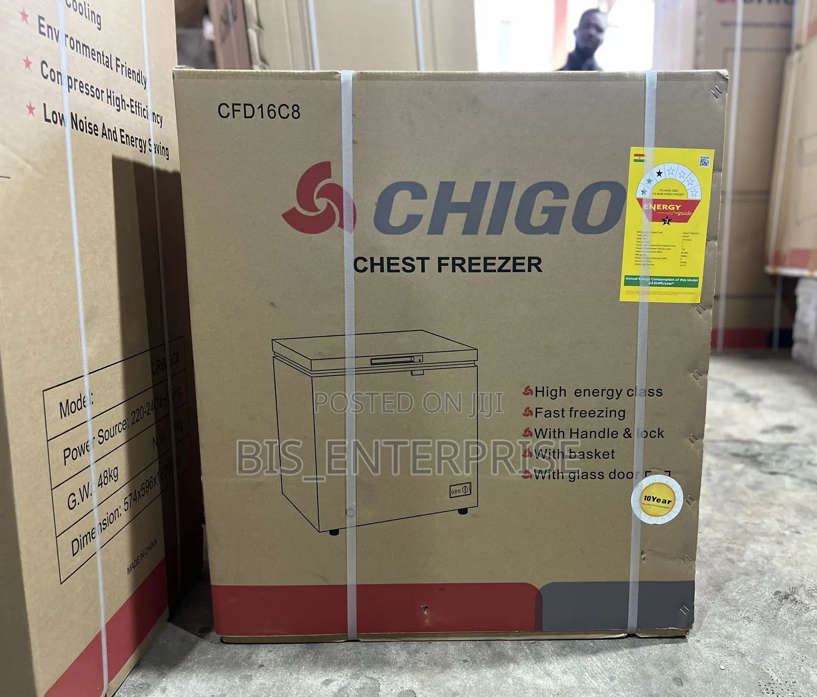 Chigo Chest Freezer 140 Liters
