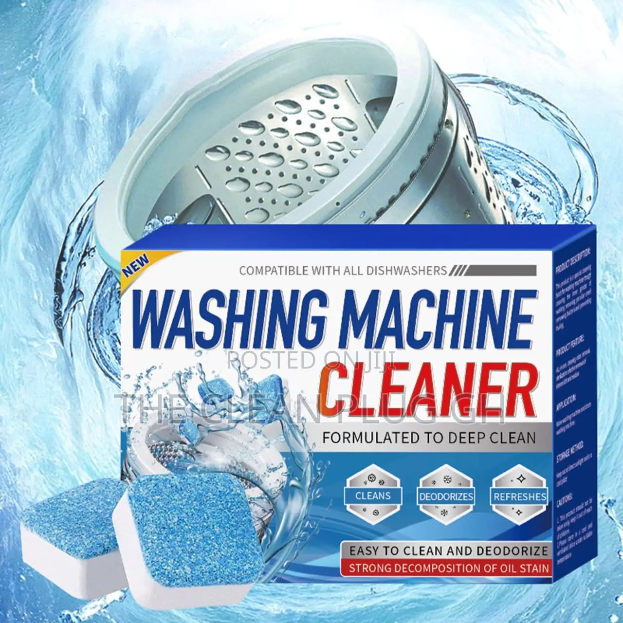 24 PCS Washing Machine Cleaner
