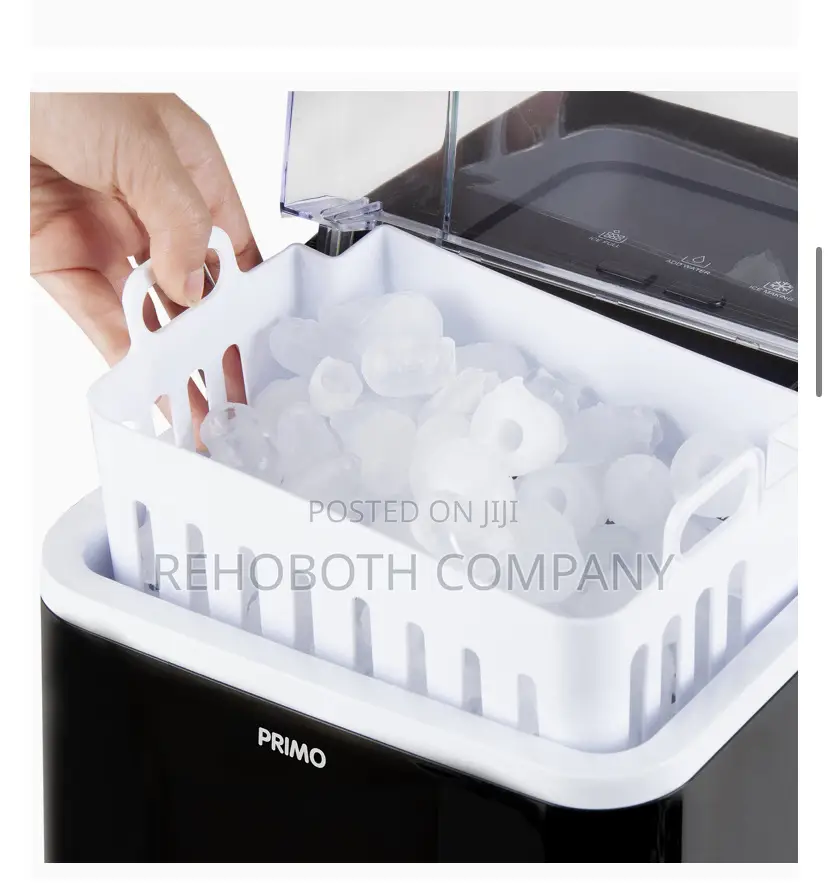 Primo Pr407ib Portable Ice Cube Maker - 12kg Per 24h