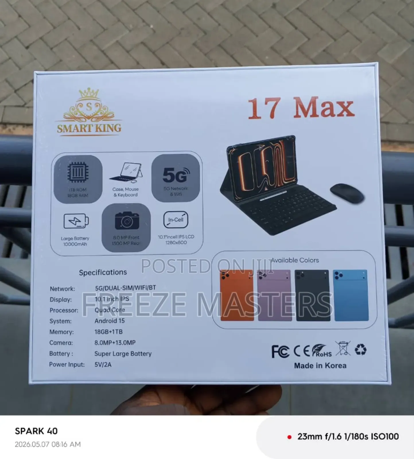 New Imose X-II Tablet 1 TB Gray