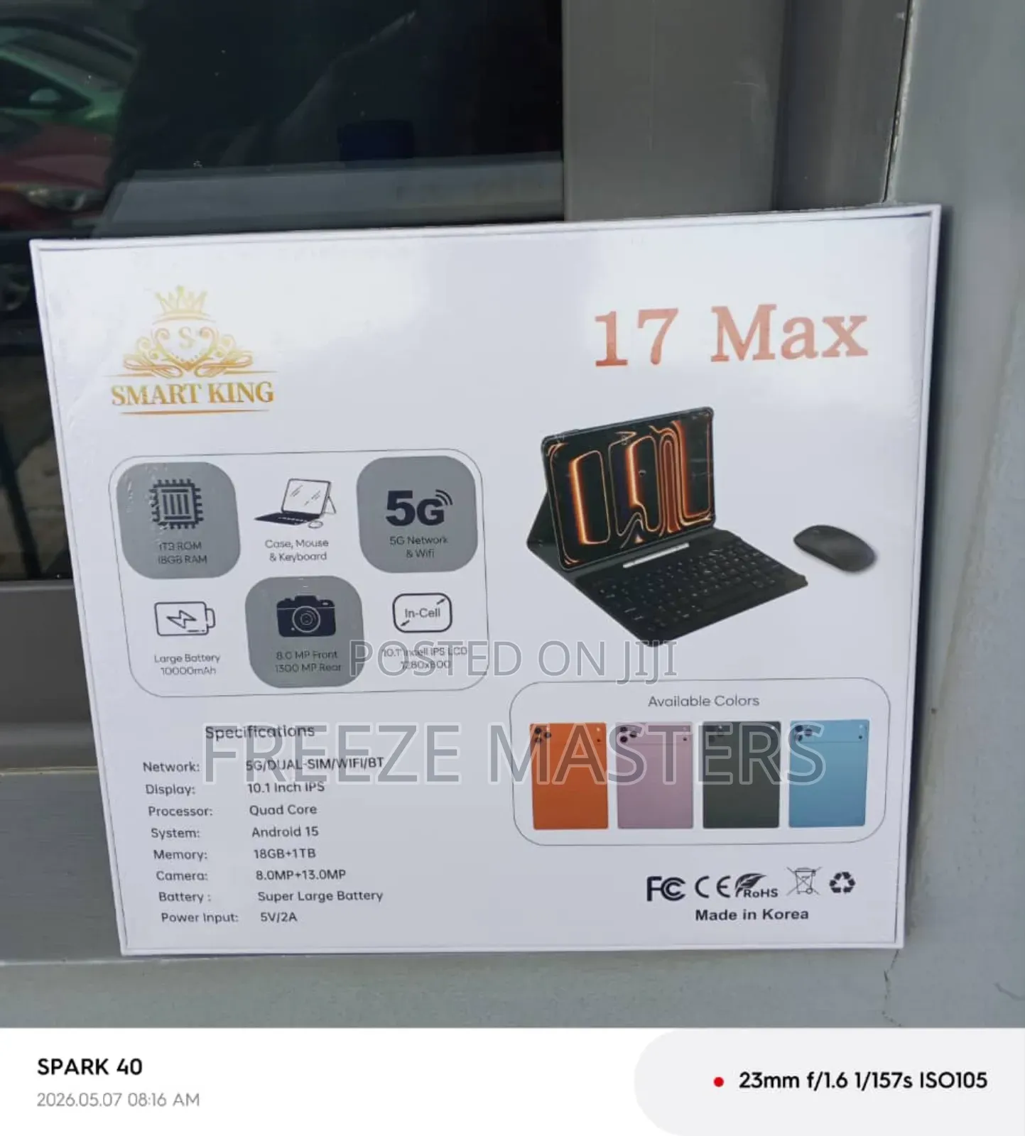 New Imose X-II Tablet 1 TB Gray