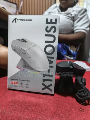 Attack Sharrk X11 - Mouse Wired+2.4g+Bt Connection With Charging Dock