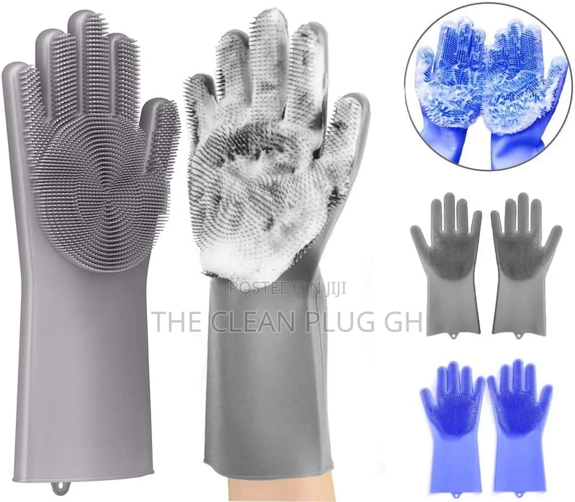 Multipurpose Silicone Dishwashing Gloves