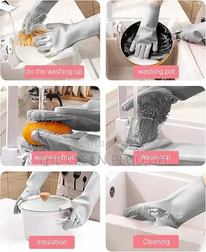 Multipurpose Silicone Dishwashing Gloves