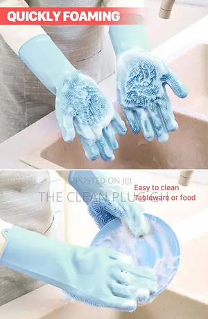 Multipurpose Silicone Dishwashing Gloves