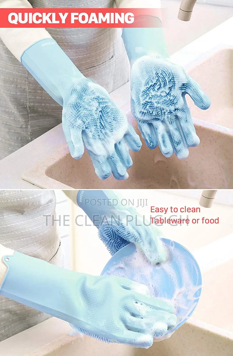 Multipurpose Silicone Dishwashing Gloves