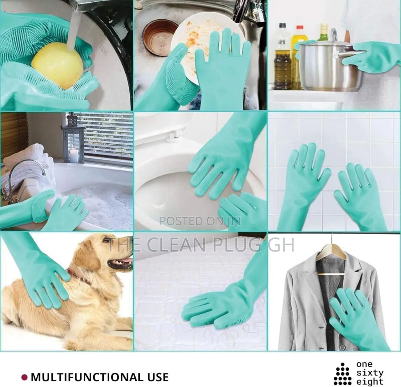 Multipurpose Silicone Dishwashing Gloves