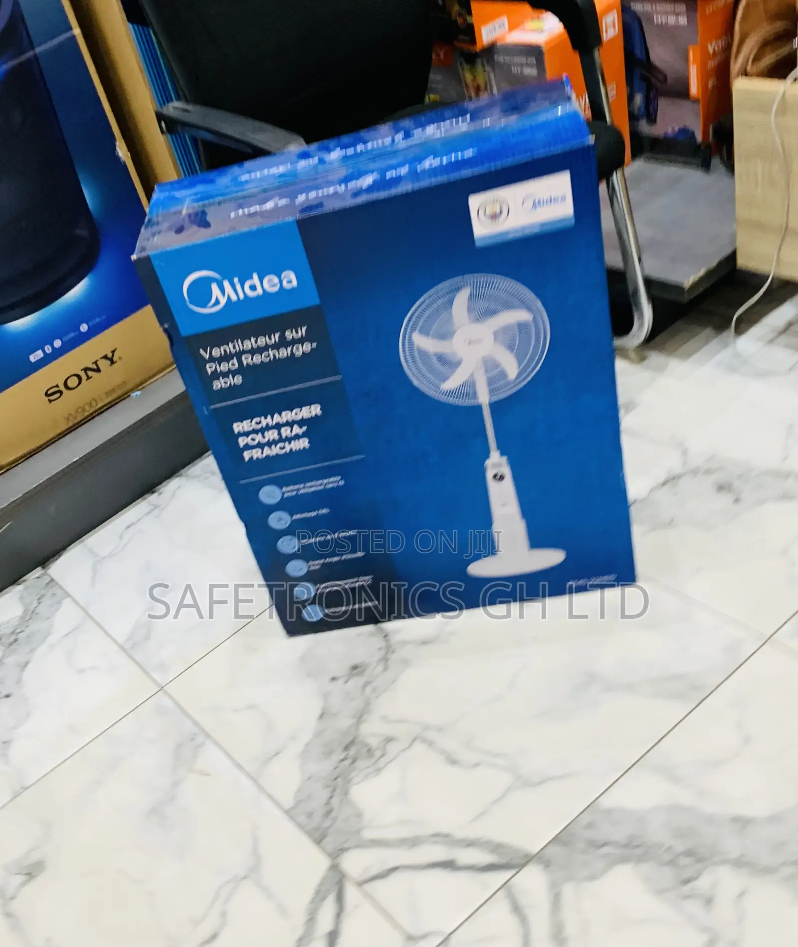 Just Order Midea Fist Fan 18 Rechargeable Fan