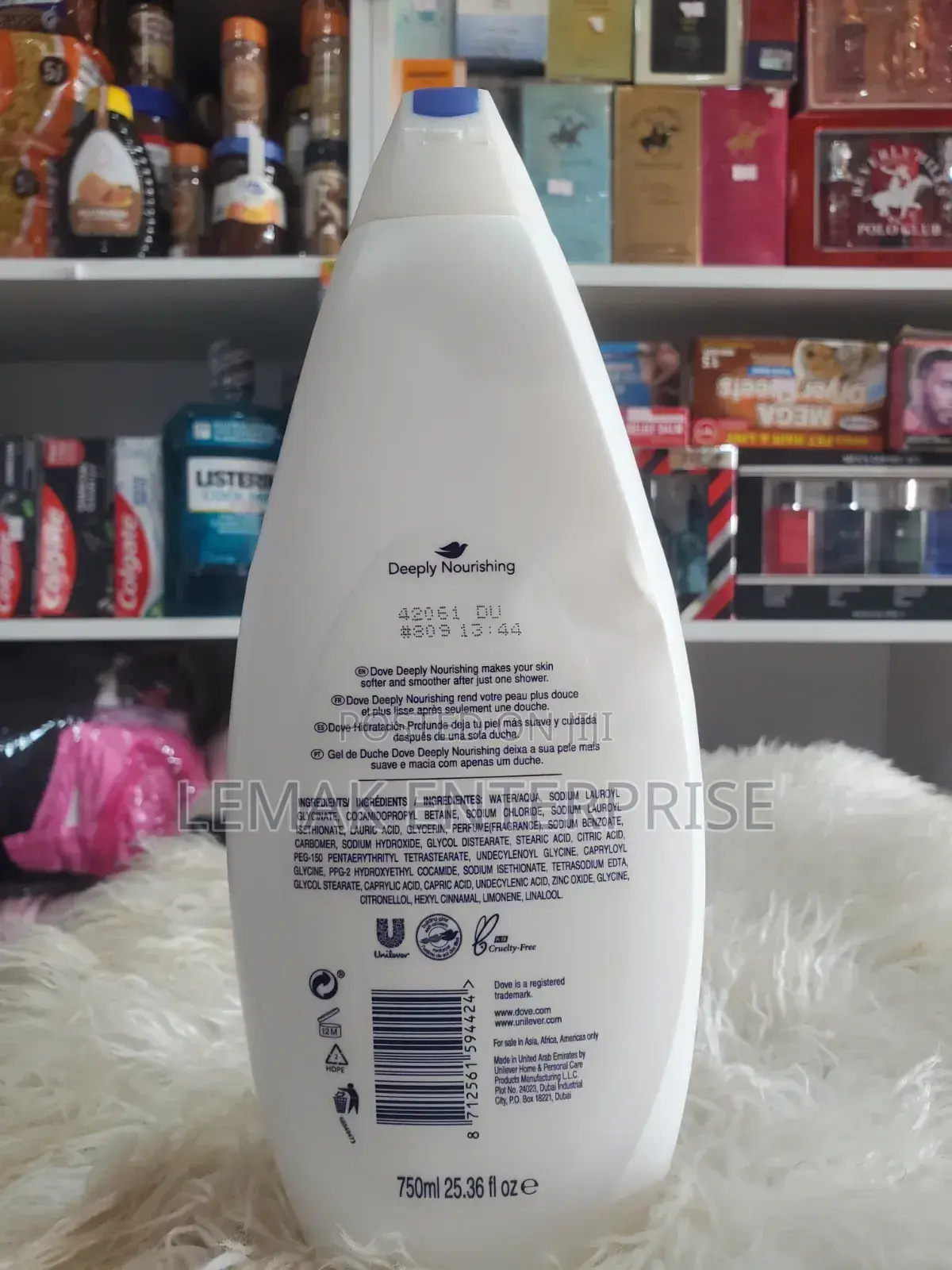 Dove Deep Nourishing Body Wash 750ml