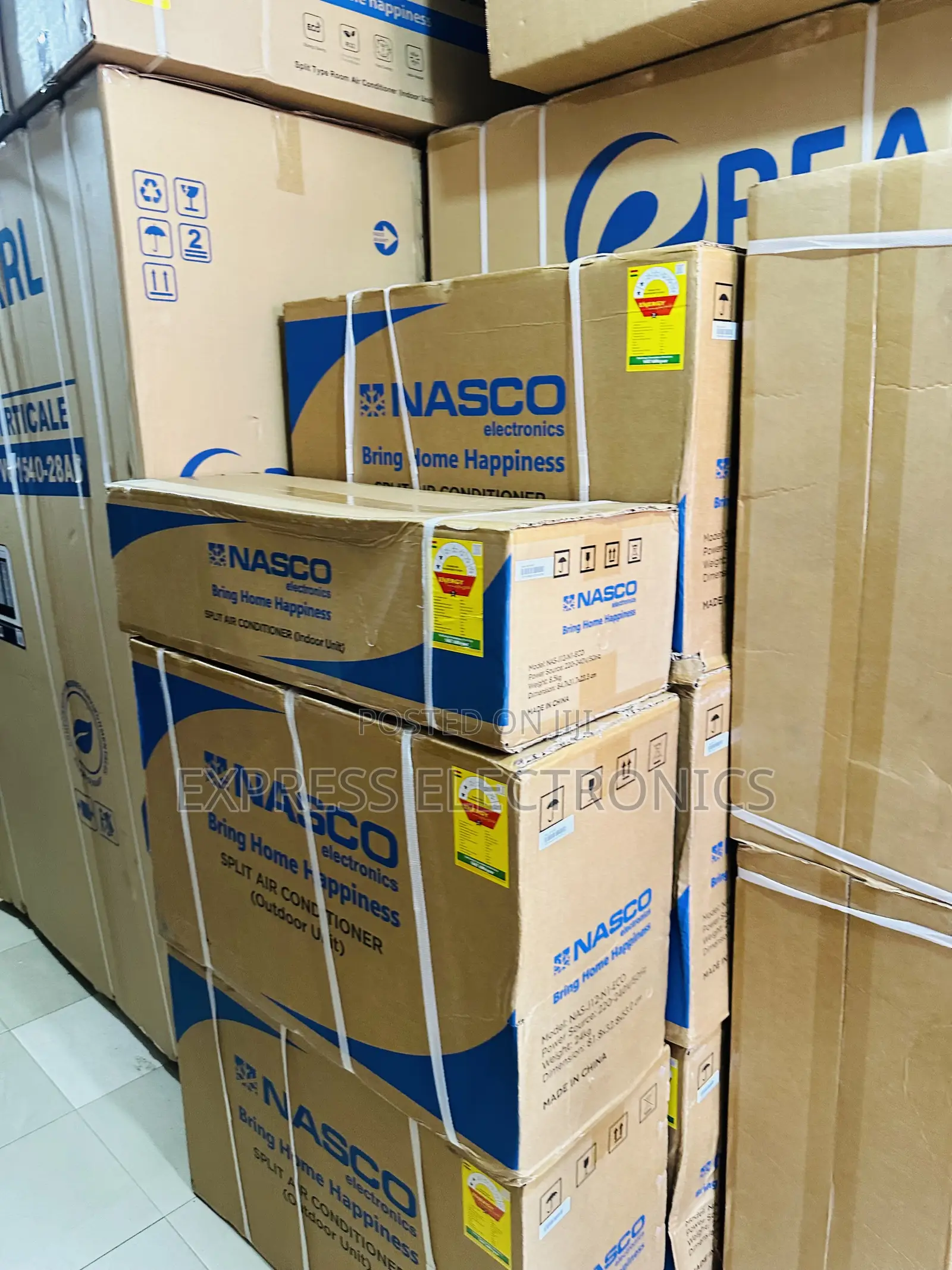 Auto Restart Split Dual Inverter Air Conditioner Nasco 1.5hp
