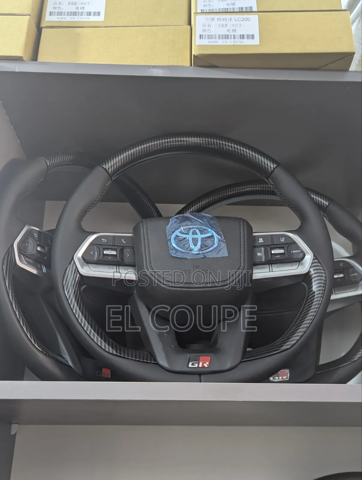 Land Cruiser Prado Carbon Fiber Steering Wheel 2020,2021,2022,2023