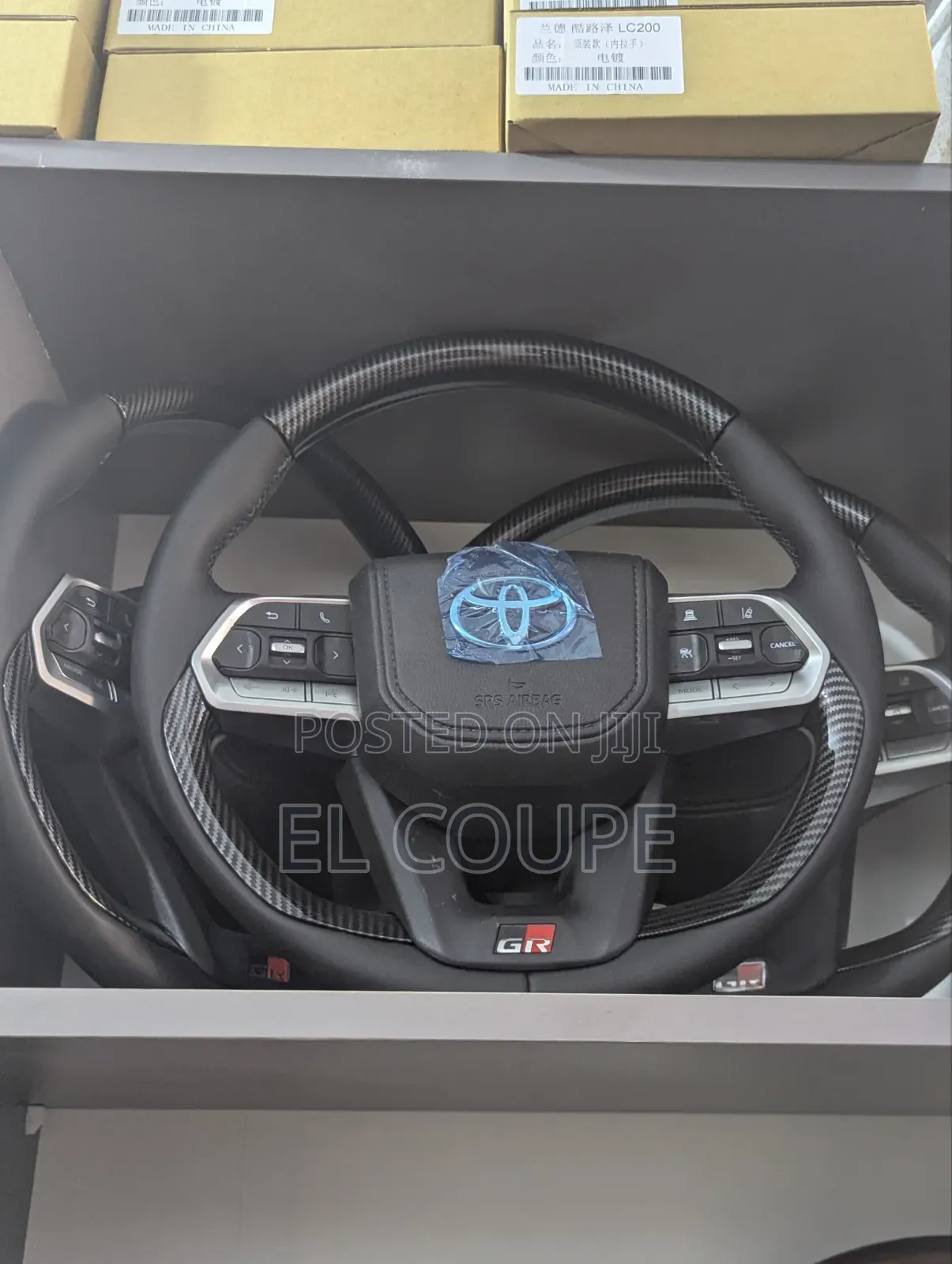 Land Cruiser Prado Carbon Fiber Steering Wheel 2020,2021,2022,2023