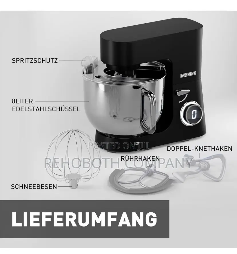 Heinrich S Küchenmaschine HKM 8080 Schwarz