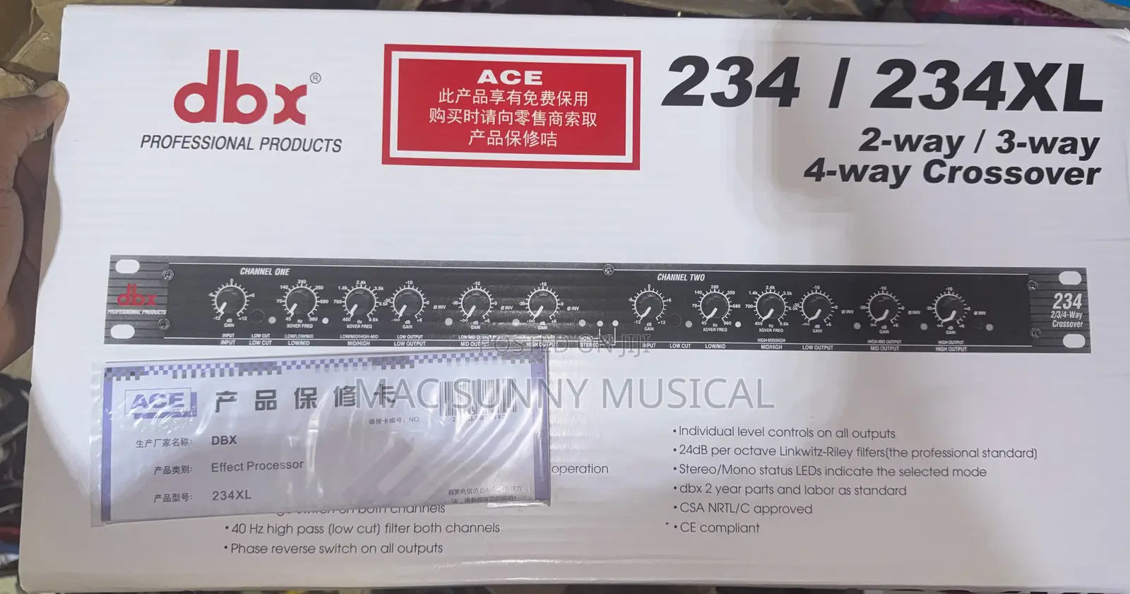 Dbx Crossover 234/234xl