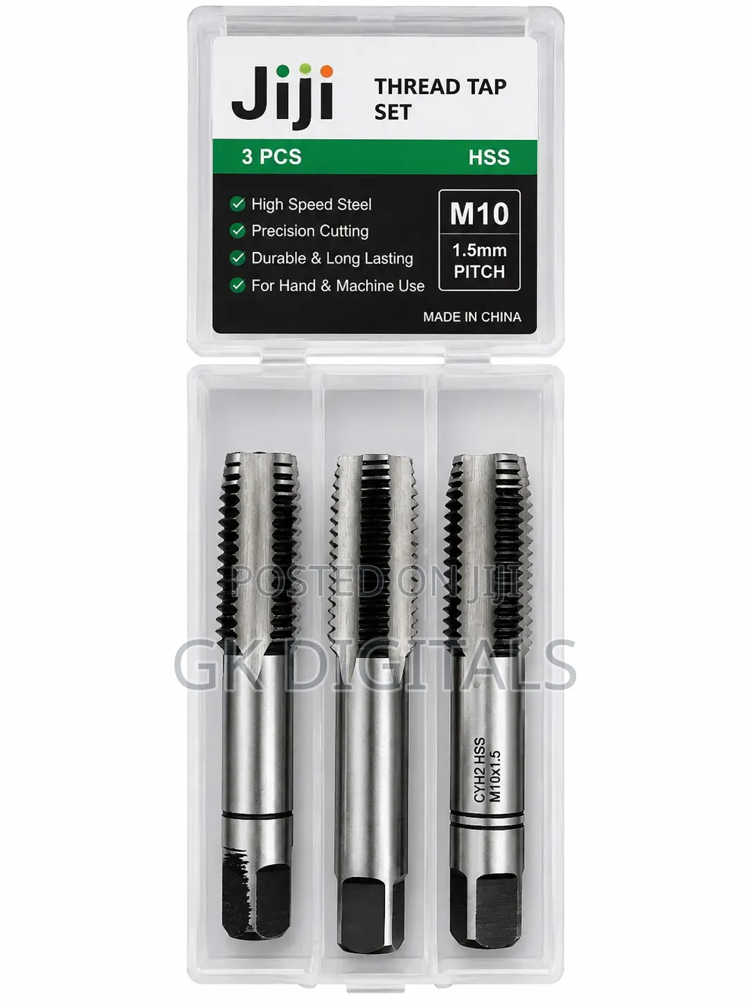 3/4 Tap Set 16g BMF Unf – Tap and Die Set Tool for Metal Threading