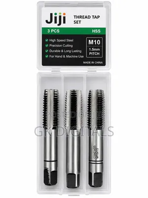 3/4 Tap Set 16g BMF Unf – Tap and Die Set Tool for Metal Threading