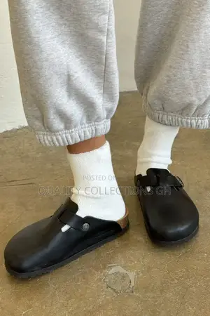 Boston Birkenstock Oiled Leather Black