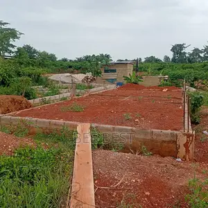 Full Plot With Five Bedroom Foundation on Half of It.
