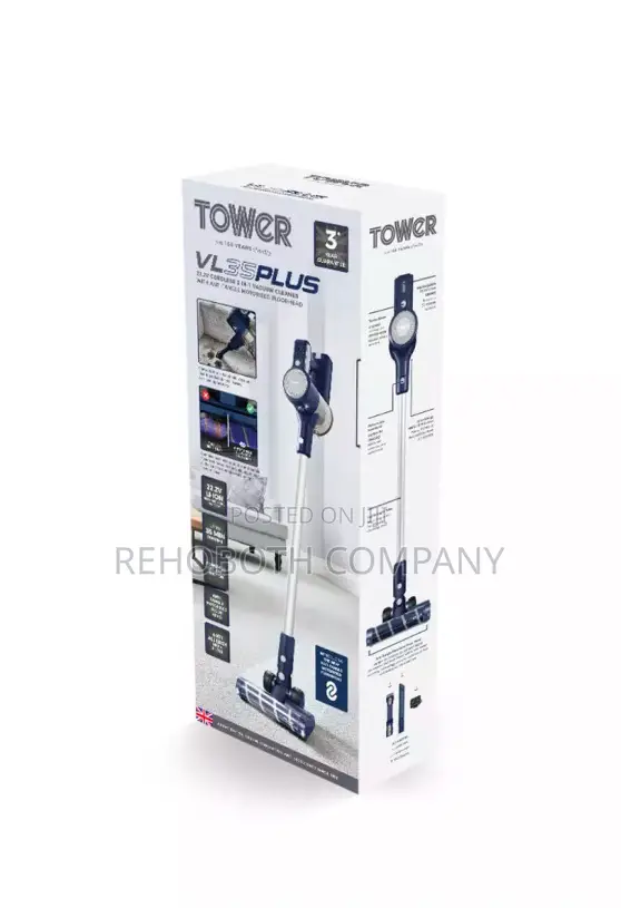 Tower Vl35 Plus Anti Tangle Vacuum Cleaner 3-in-1 Dc 150w Blue
