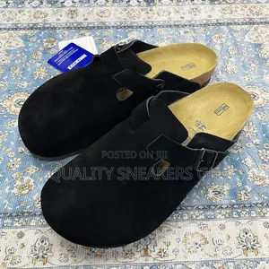 Boston Birkenstock Suede Soft Bed