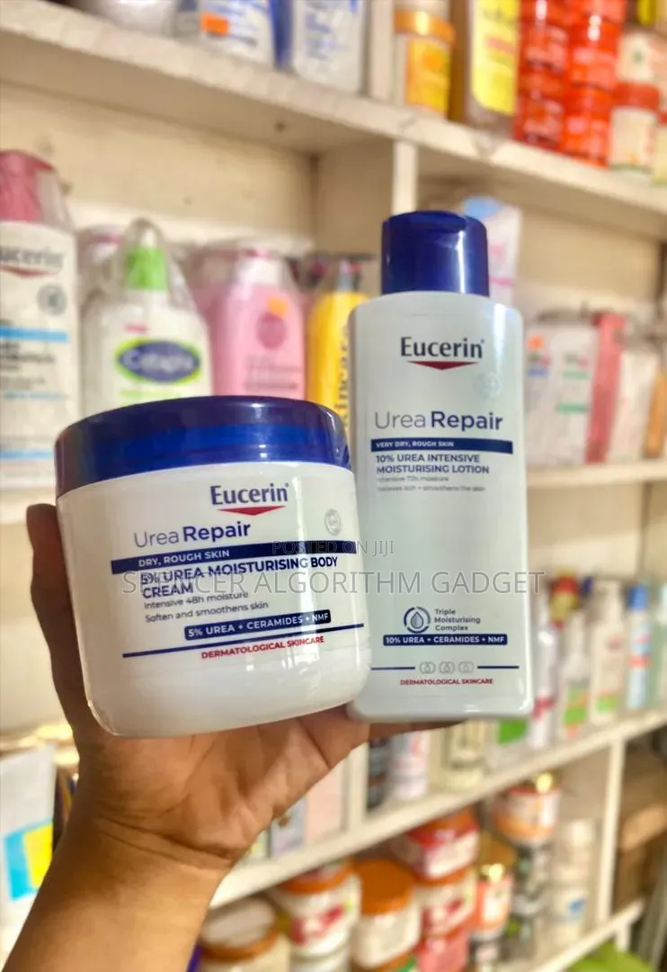 Eucerin 5%Urea Moisturizing Body Cream/10% Moisturizing Body Lotion