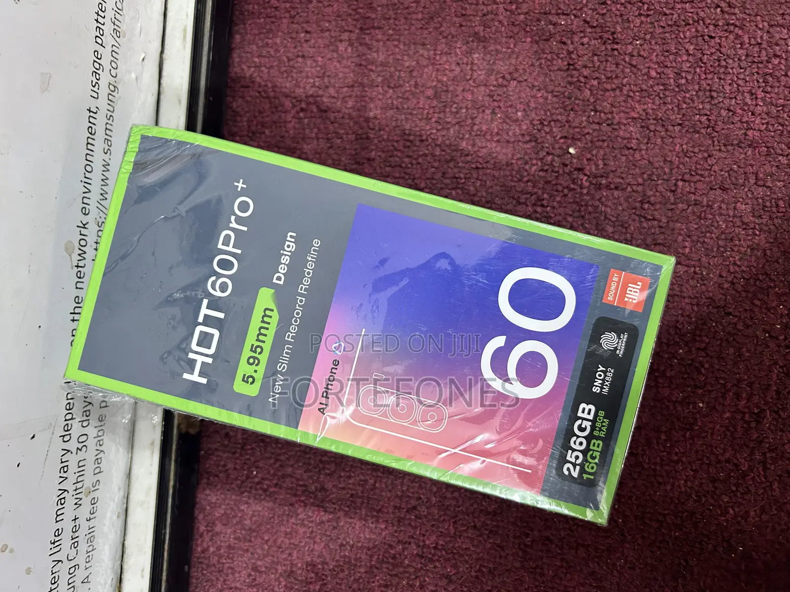 New Infinix Hot 60 Pro+ 128 GB Black