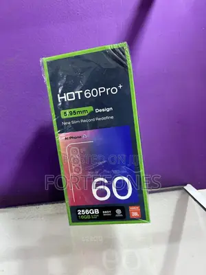 New Infinix Hot 60 Pro+ 128 GB Black
