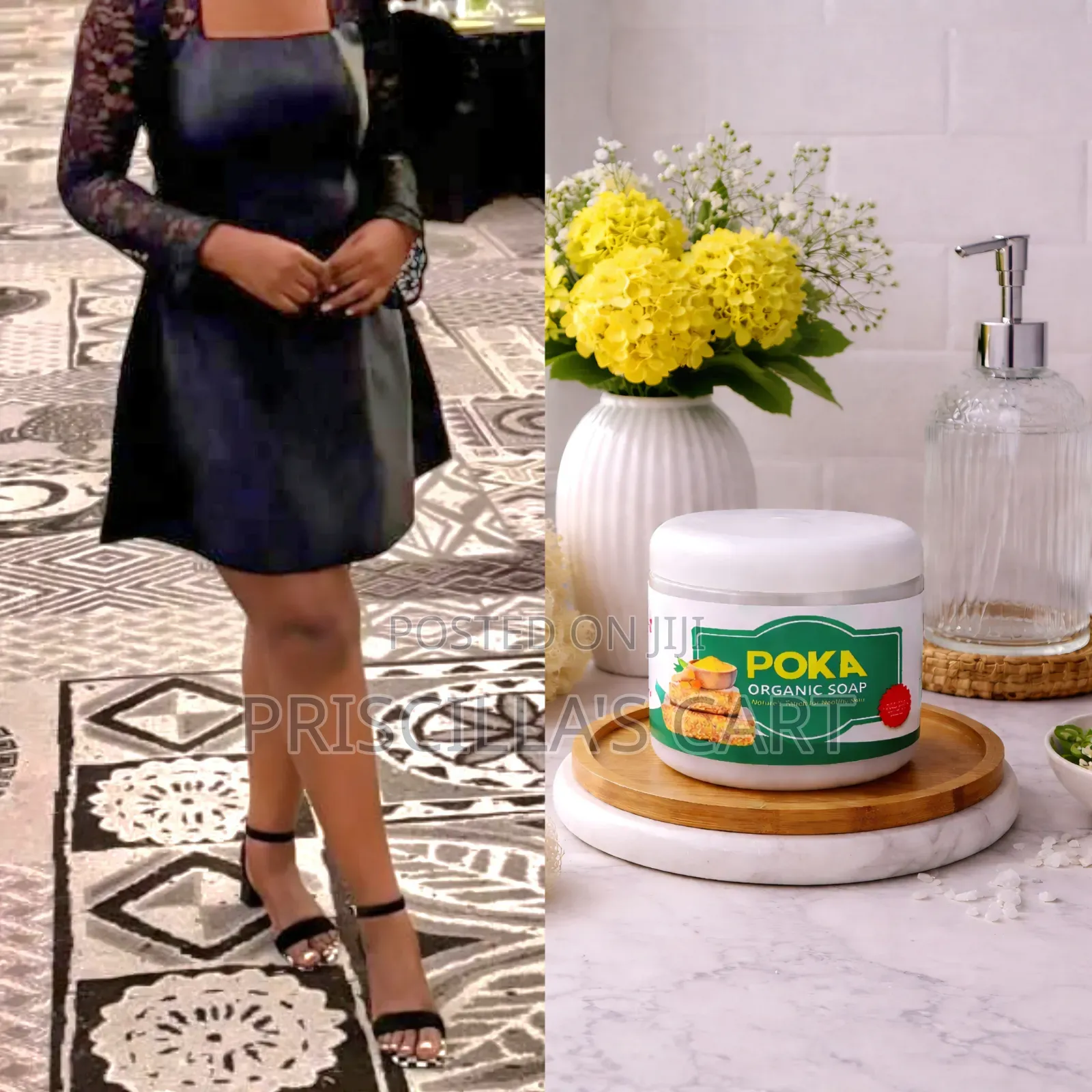 Organic Black Glow Soap ( Effective,Treats Blemishes, Uneven Skin)
