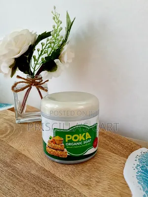 Poka Organic Glow Soap 500ml ( Treats Skin Blemishes, Dark Spots Etc)