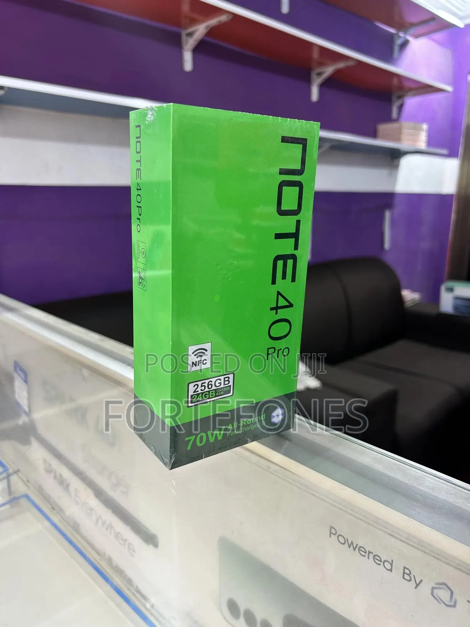 New Infinix Note 40 Pro 5G 256 GB Black