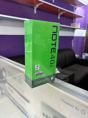 New Infinix Note 40 Pro 5G 256 GB Black