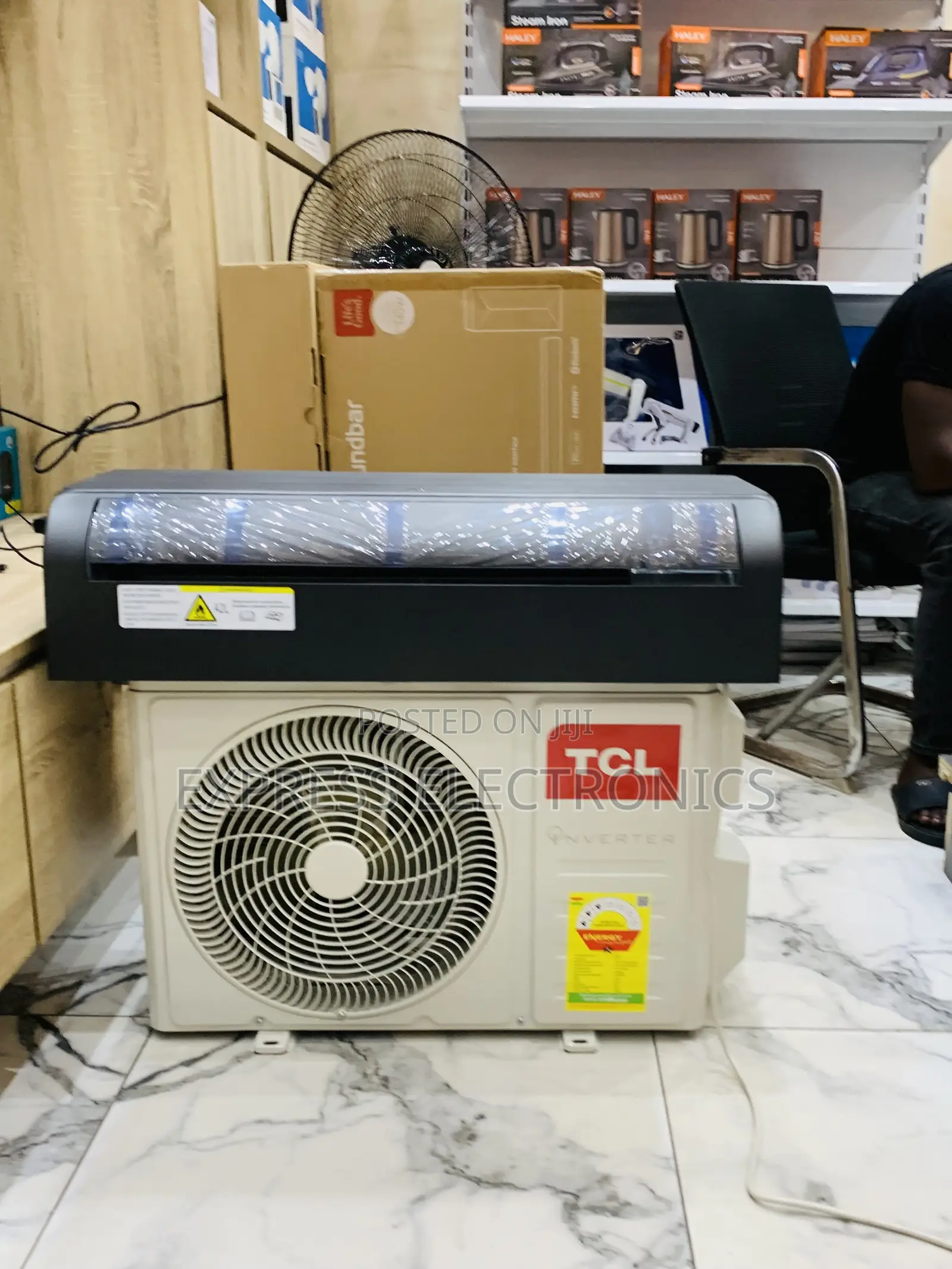 Anti Bacteria Split Dark Grey Inverter TCL 1.5hp