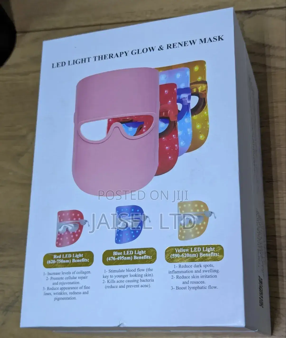 Led Light Therapy Glow Renew Mask