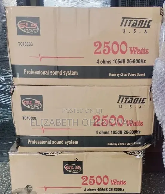 Titanic Speaker 18300 2500watt