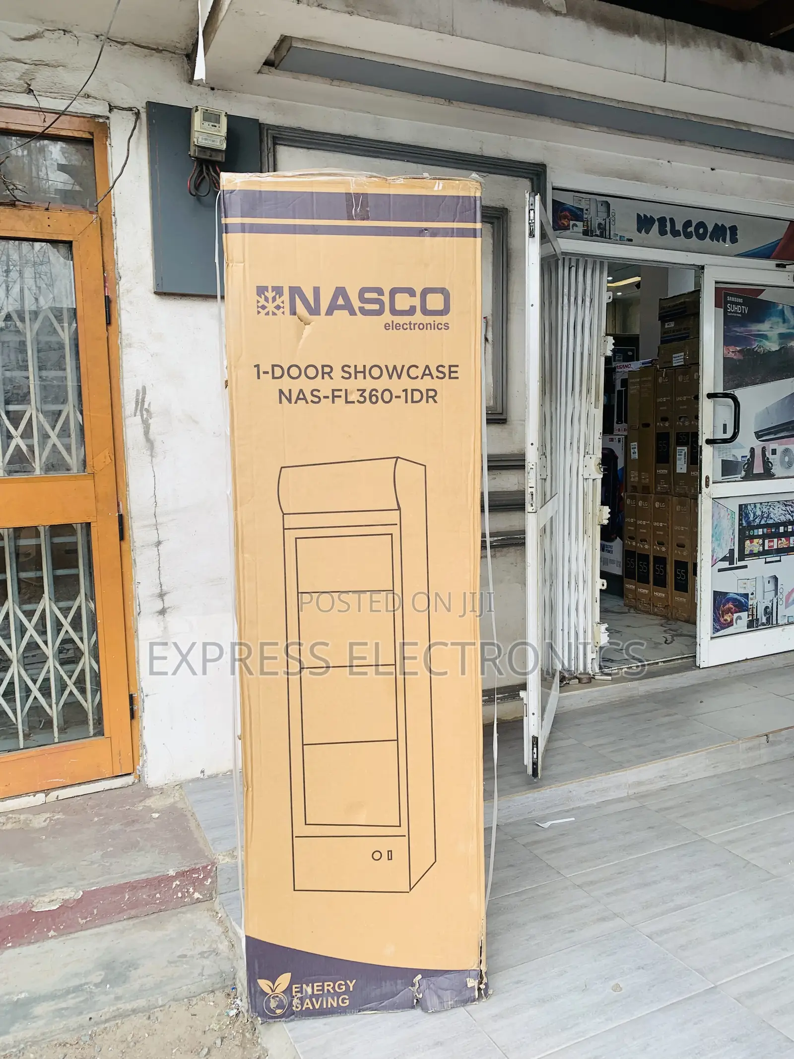 Hot Deal on Nas-Fl360-1dr-1 Nasco Display Fridge Single Four