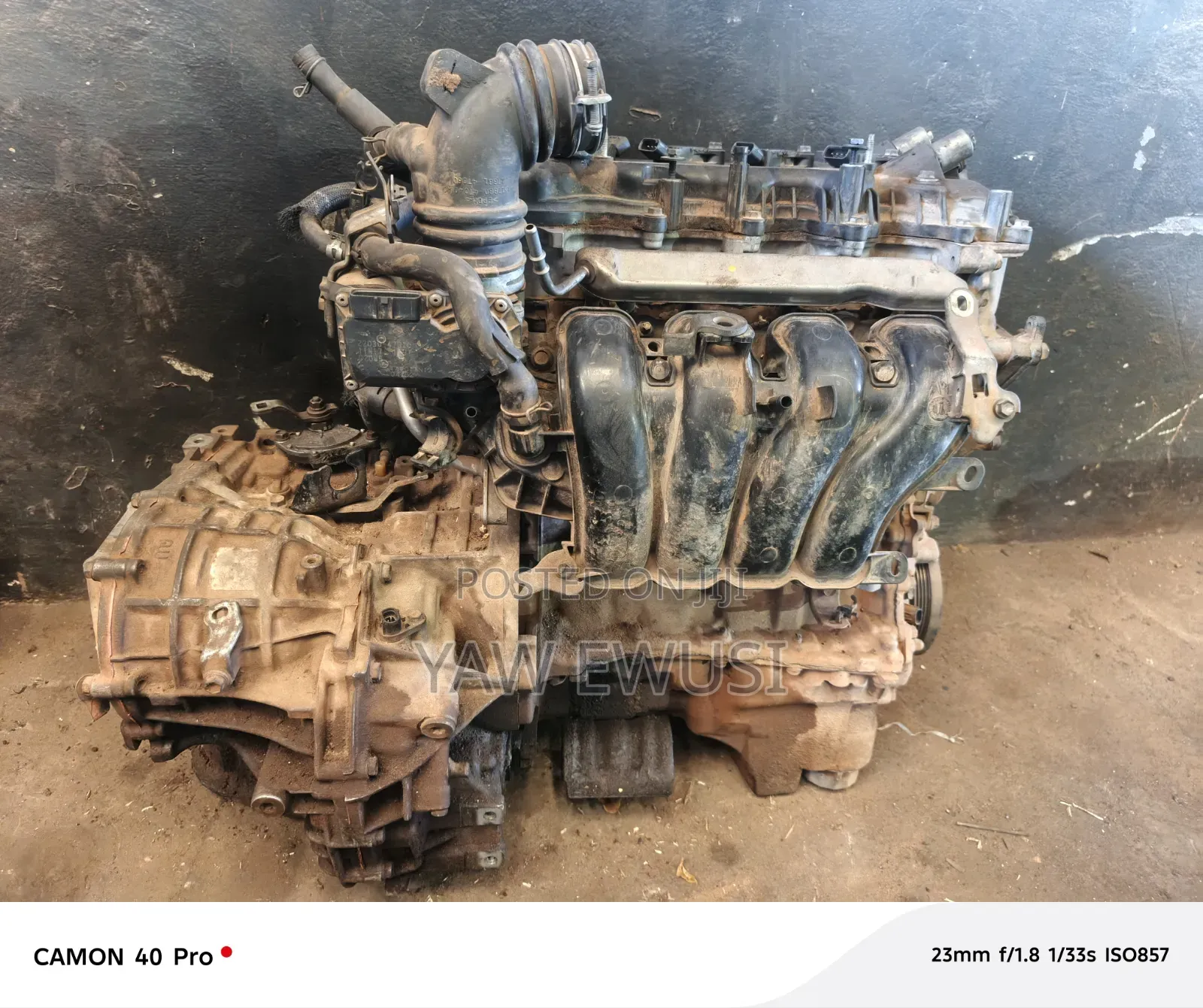 2012 Four Plugs Toyota Vitz Engine