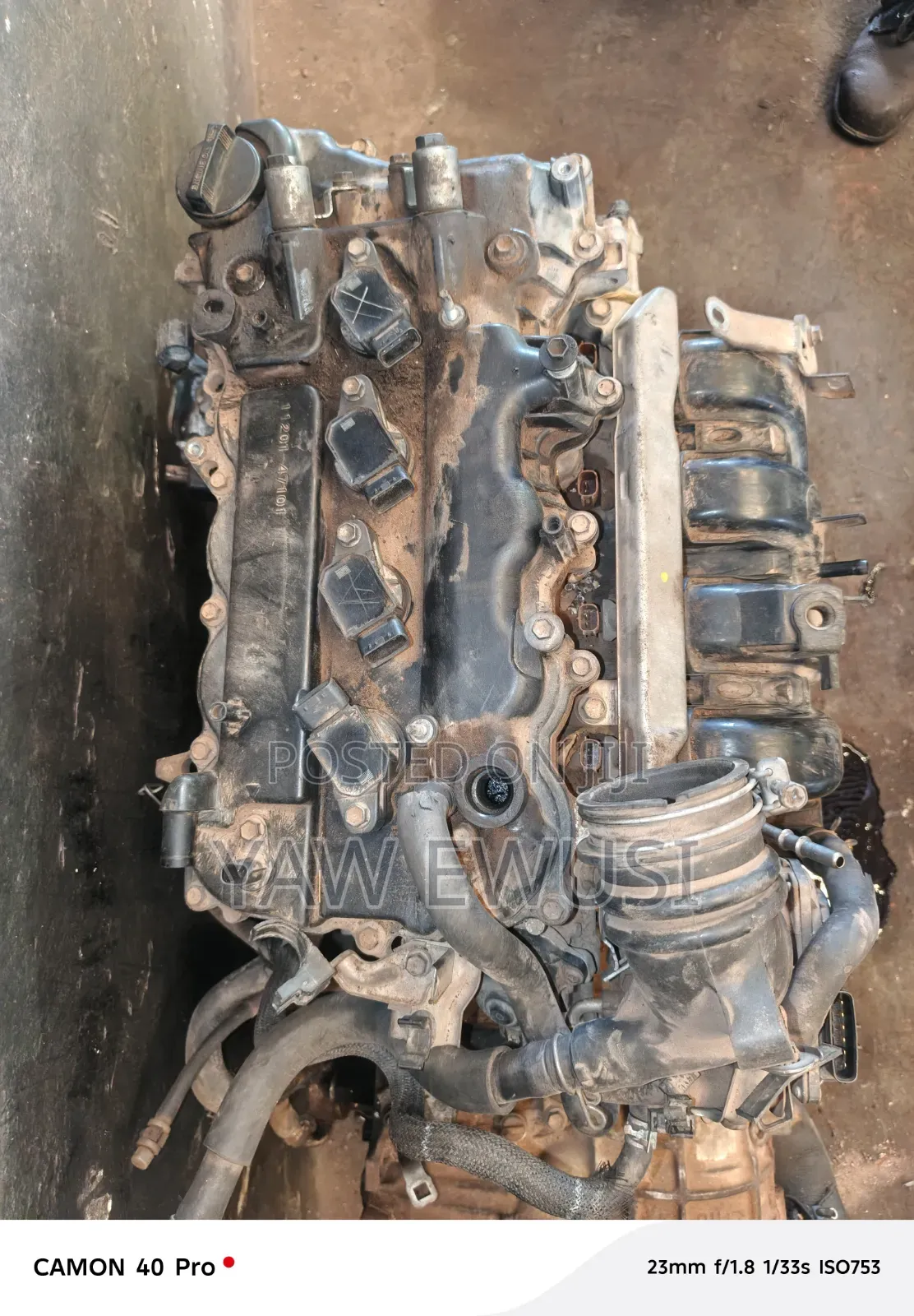 2012 Four Plugs Toyota Vitz Engine