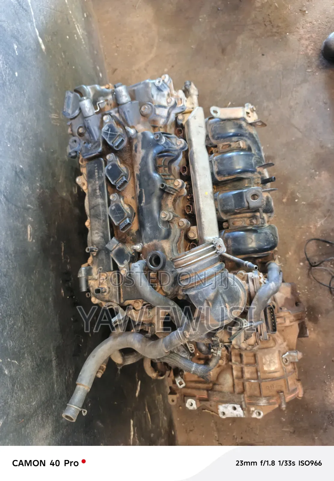 2012 Four Plugs Toyota Vitz Engine