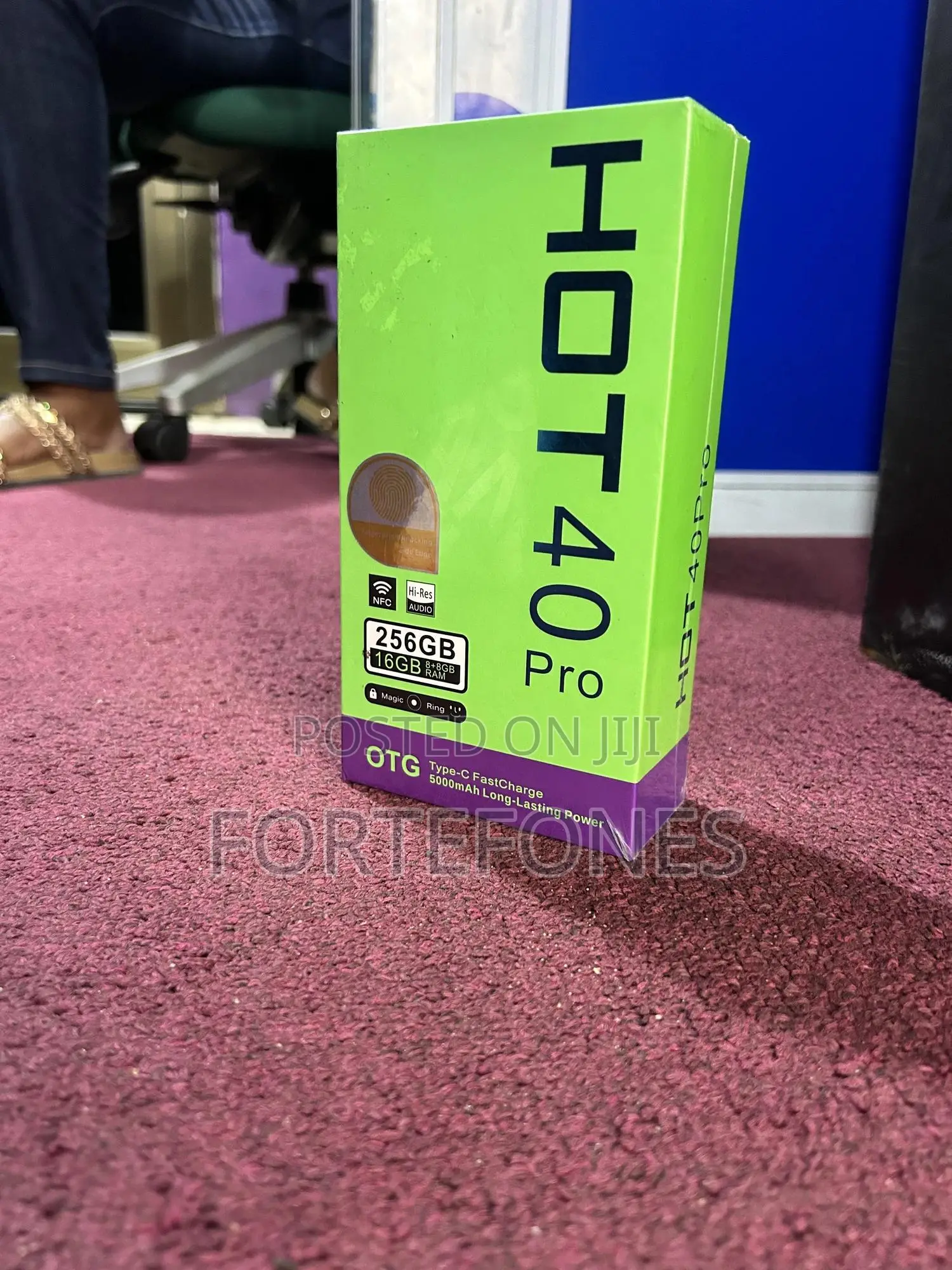 New Infinix Hot 40 Pro 256 GB Gray