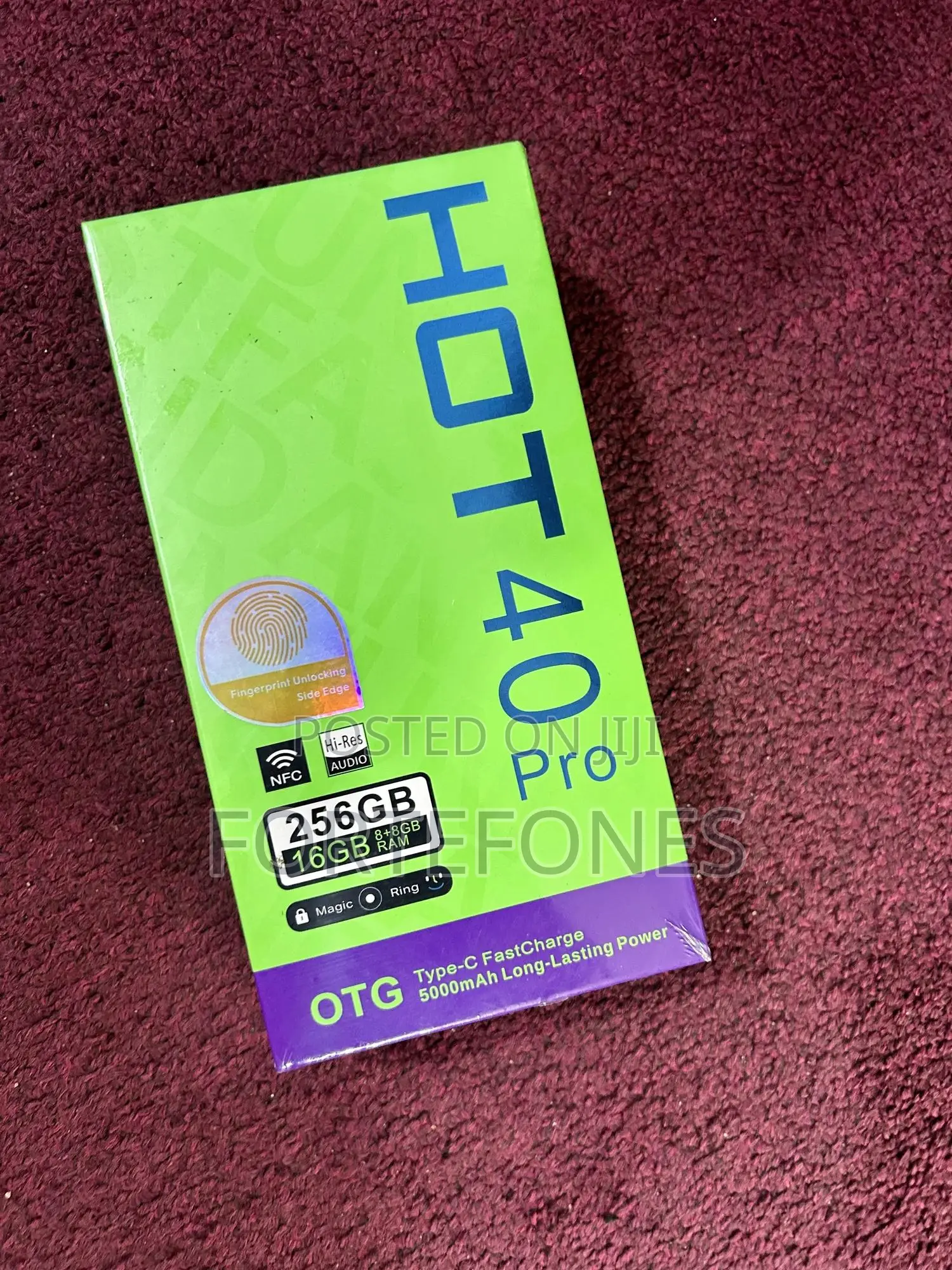 New Infinix Hot 40 Pro 256 GB Gray