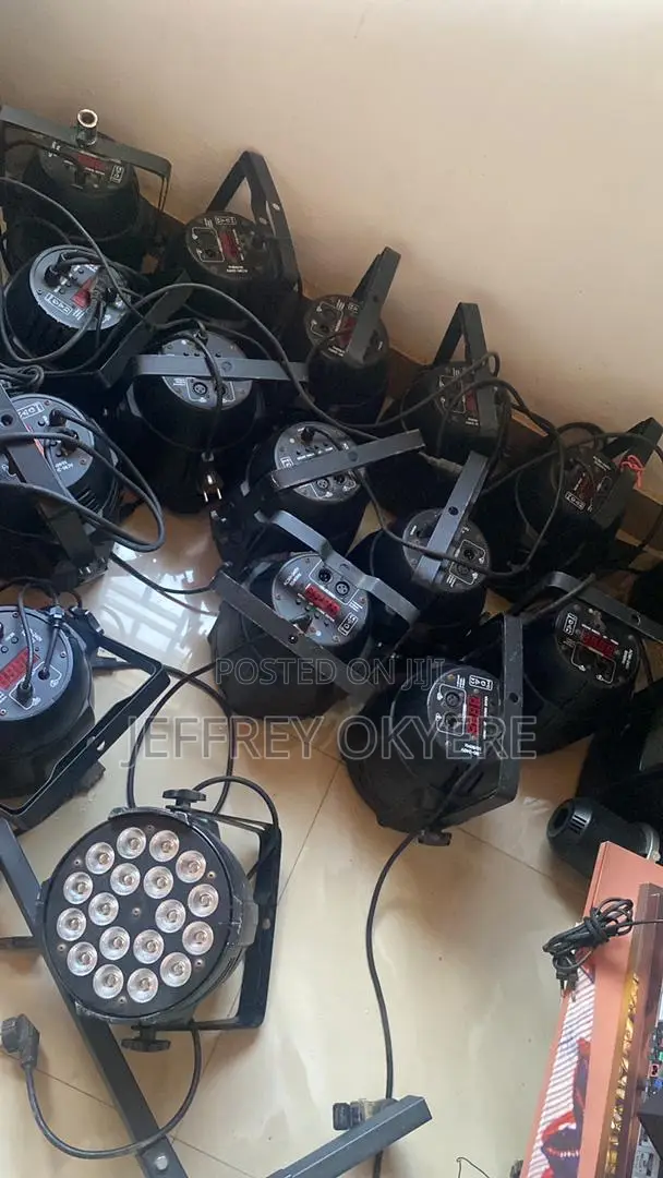 18-Led Par Stage Light - Dmx512 Sound Activated Dj Wash Lighting