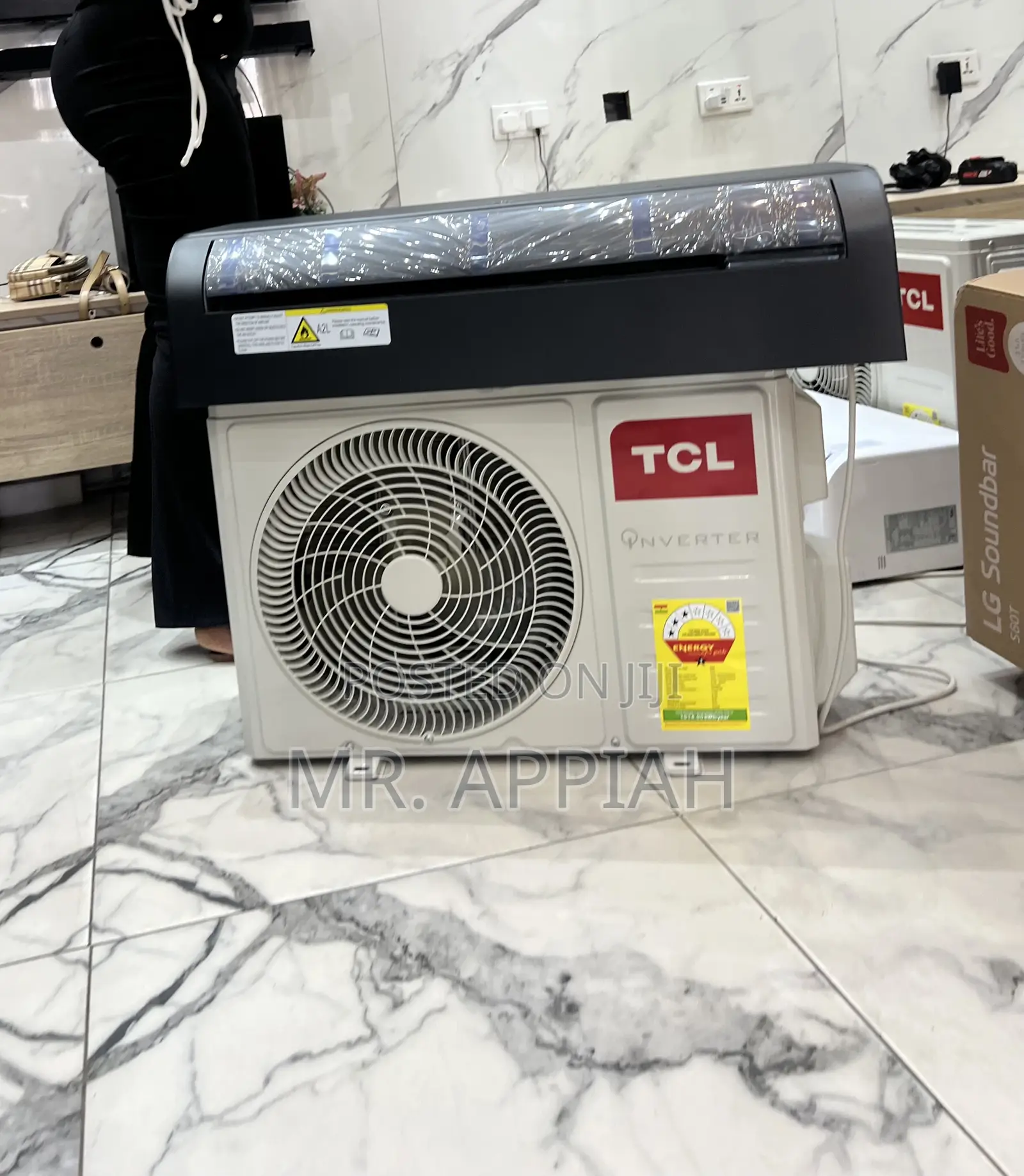 Get TCL 1.5hp R410 Split Inverter Air Conditioner(Black)
