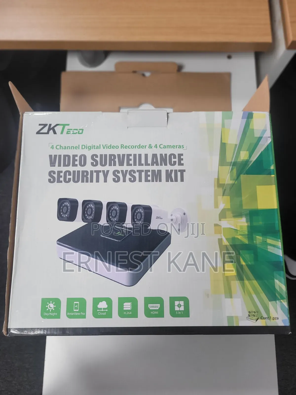 Zkteco Video Surveillance Security System Kit
