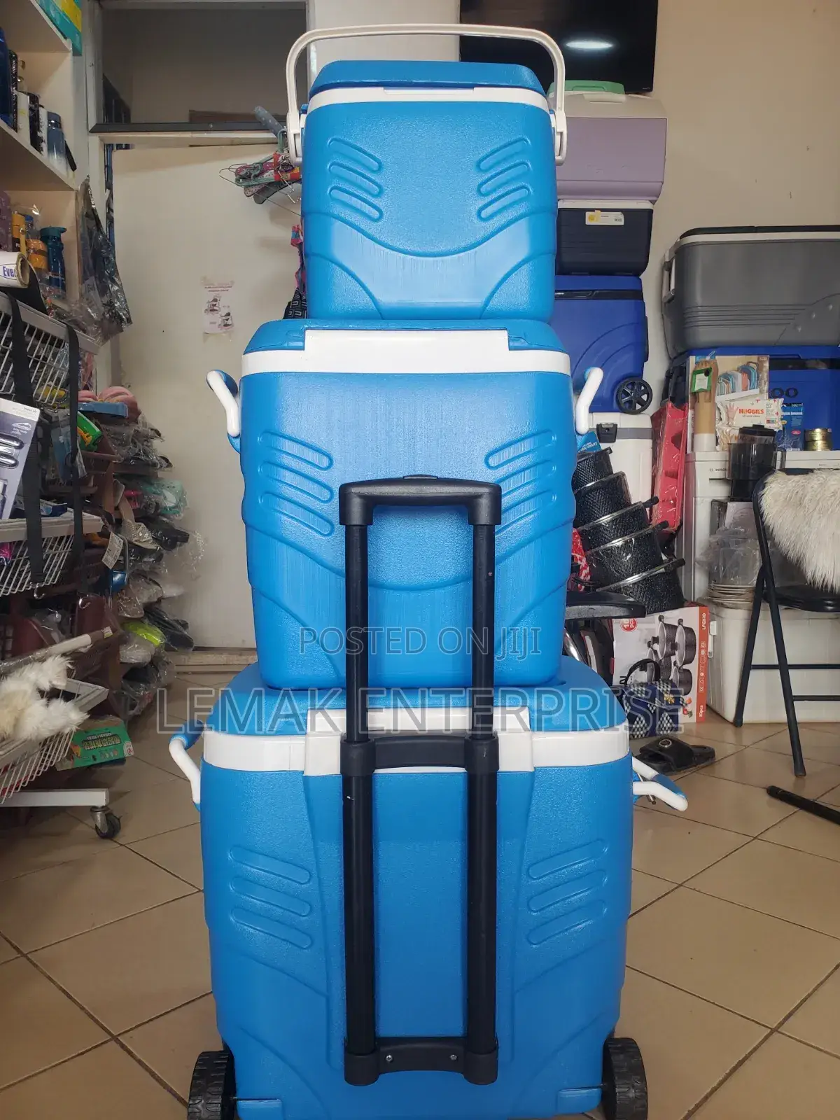 Sq Professional Campmate Ice Chest With Wheels 3 Pieces Set
