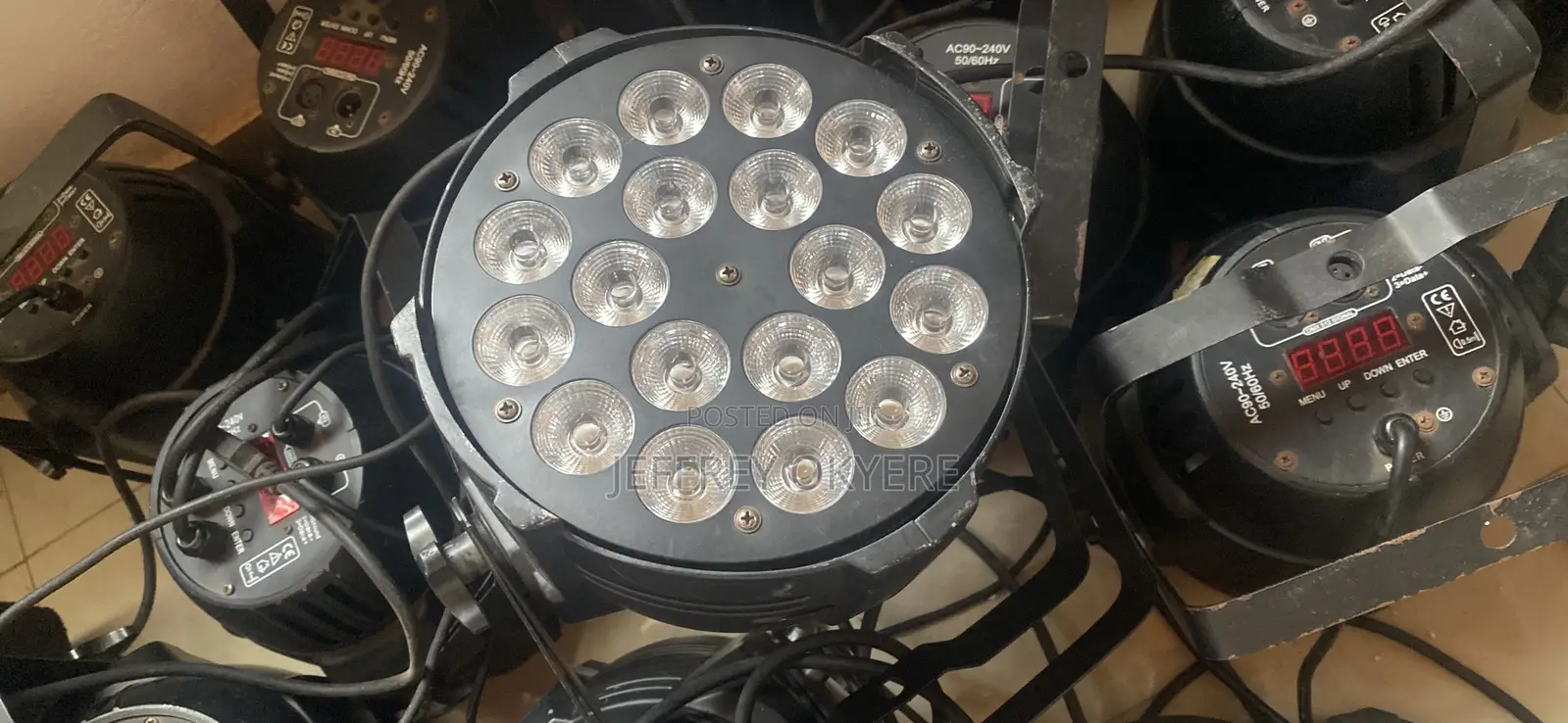 18-Led Par Stage Light - Dmx512 Sound Activated Dj Wash Lighting