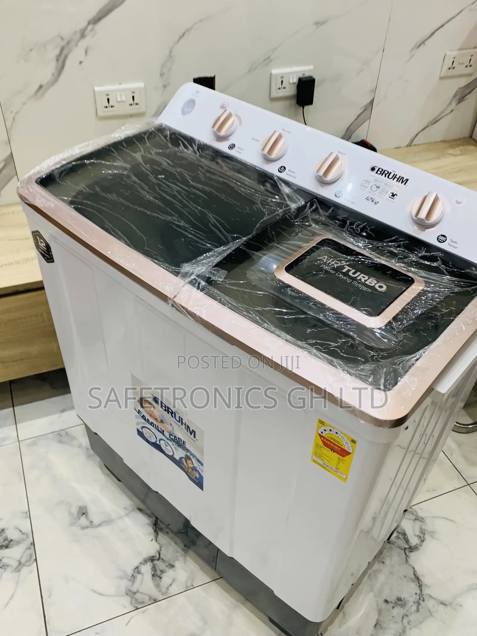 High Quality Bruhm 12kg Washing Machine BWT-120h-Twin Tub