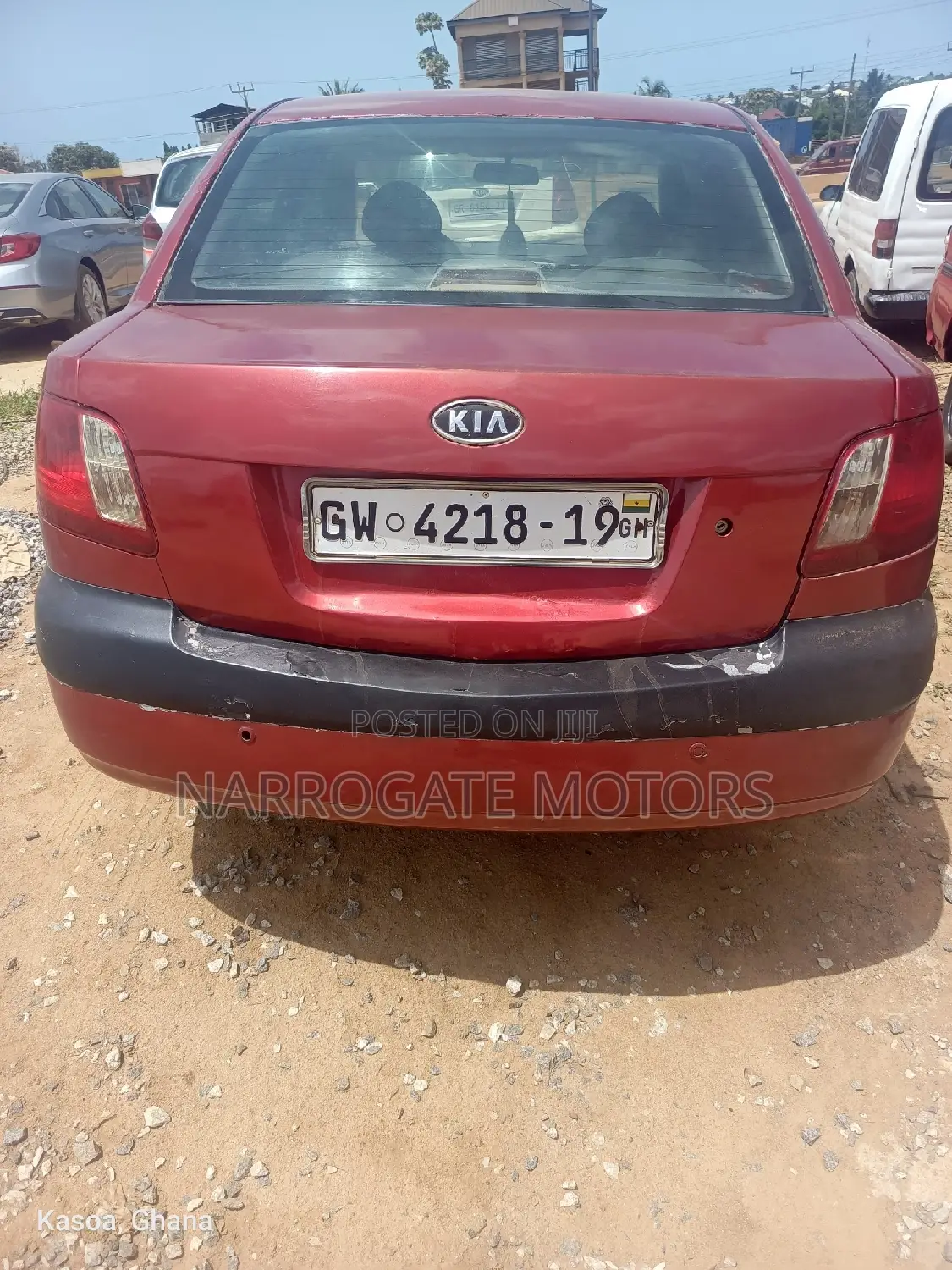Kia Rio 2008 Red