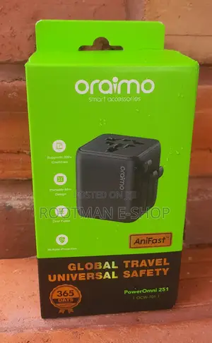 Oraimo Poweromni 251 Universal Travel Adapter