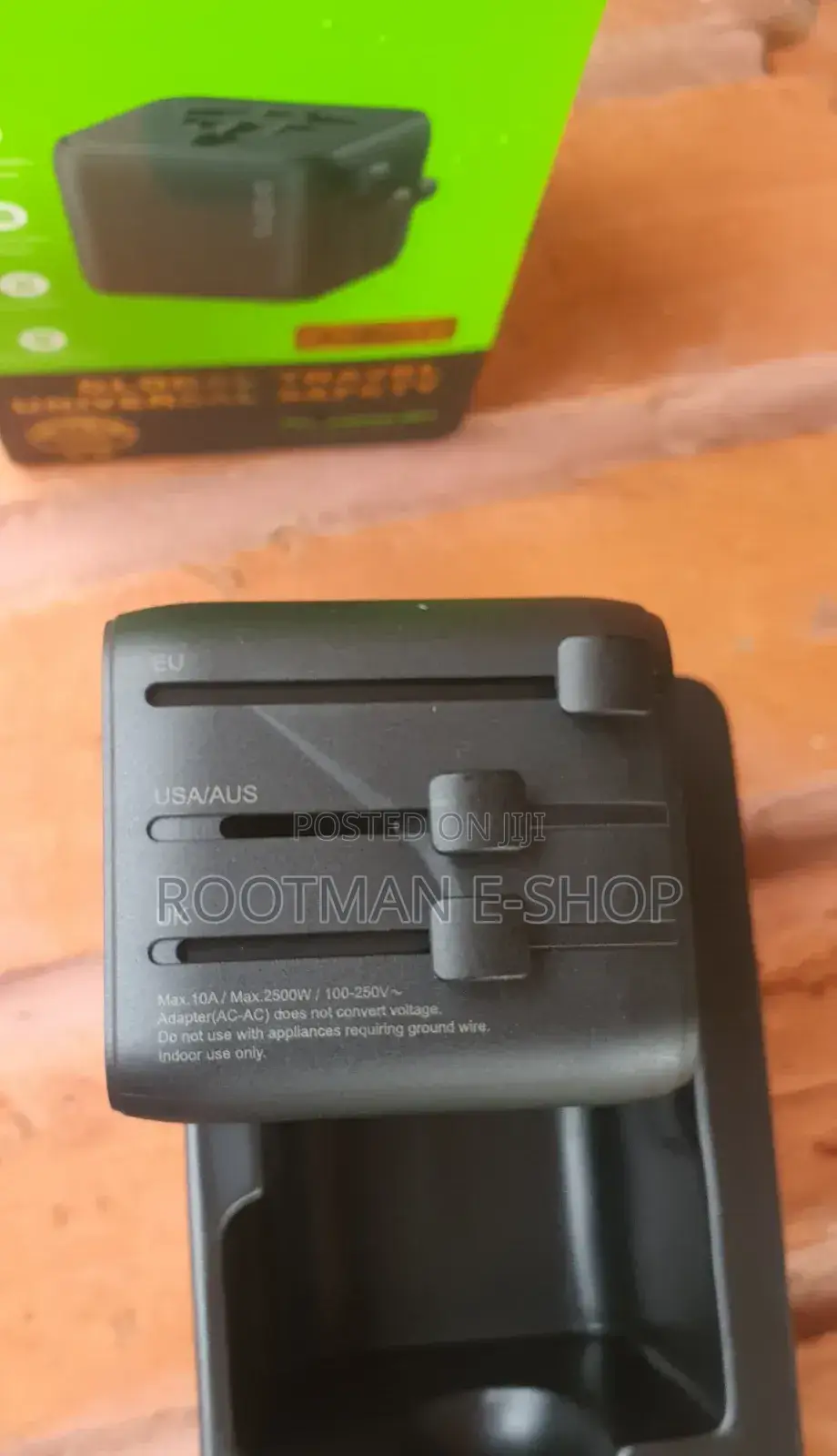 Oraimo Compact Safe-Travel Adapter